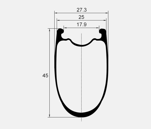 C45 Premium Carbon Rim-Brake Clincher